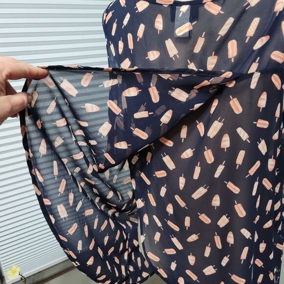 TORRID Chiffon Popsicle Print Tulip Back Tank - Picture 6 of 7